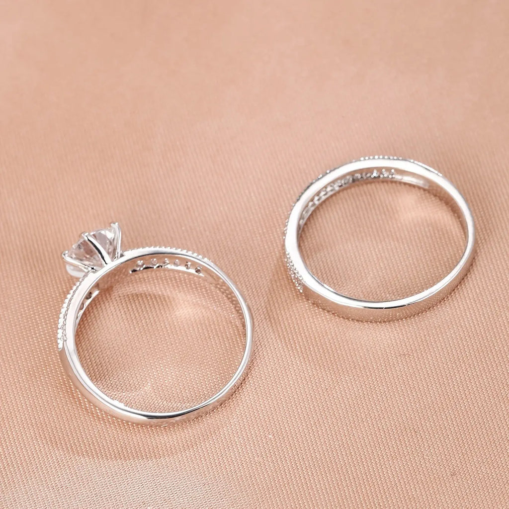 Bague d'éternité en zircone de luxe AB Market