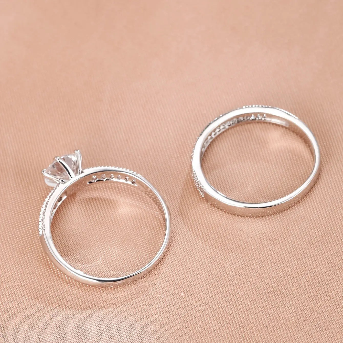 Bague d'éternité en zircone de luxe AB Market