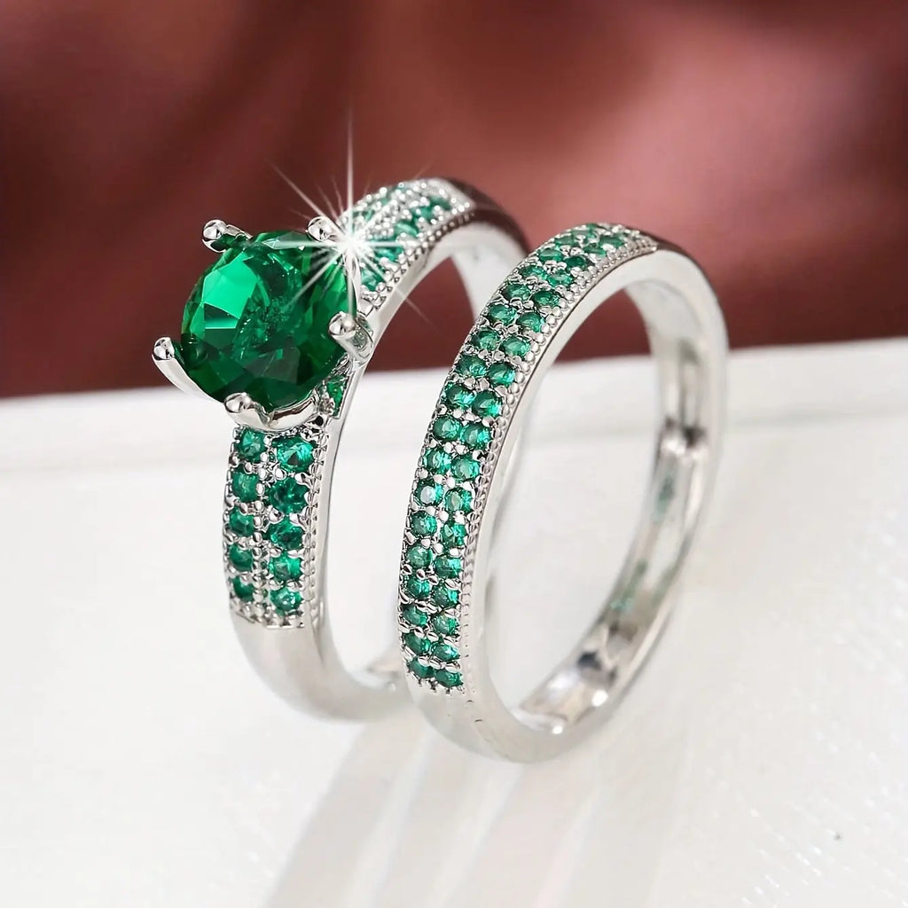 Bague d'éternité en zircone de luxe AB Market