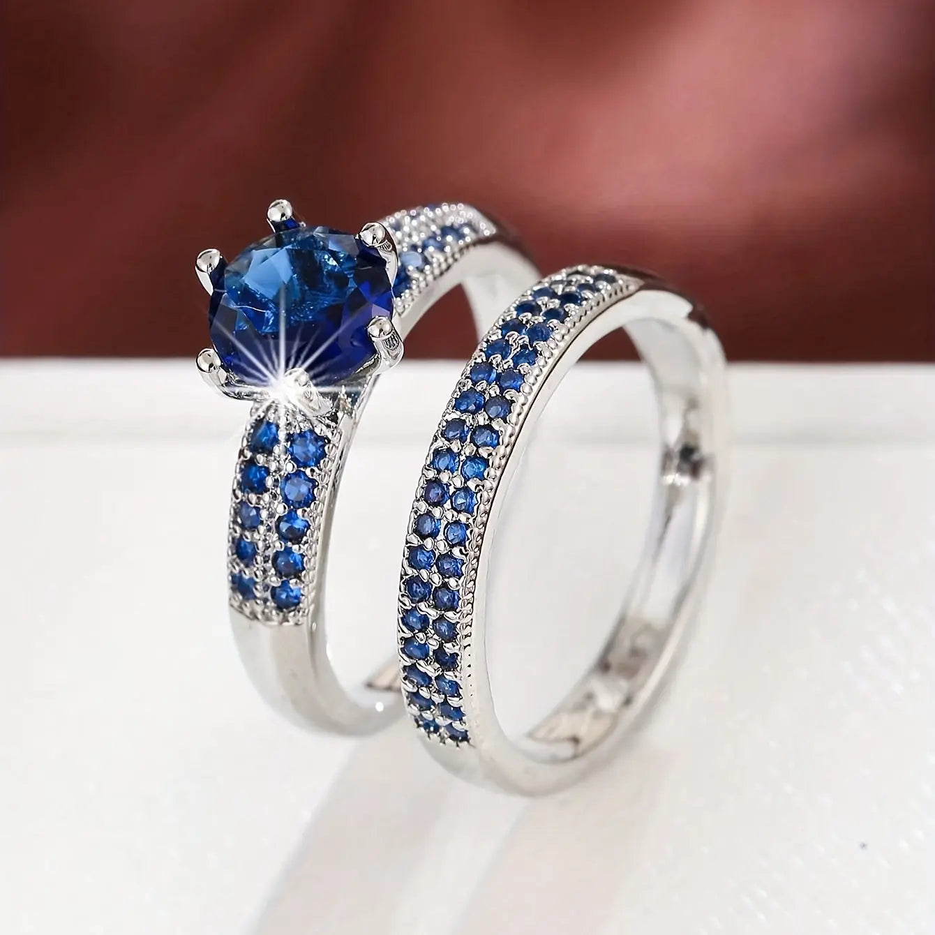 Bague d'éternité en zircone de luxe AB Market