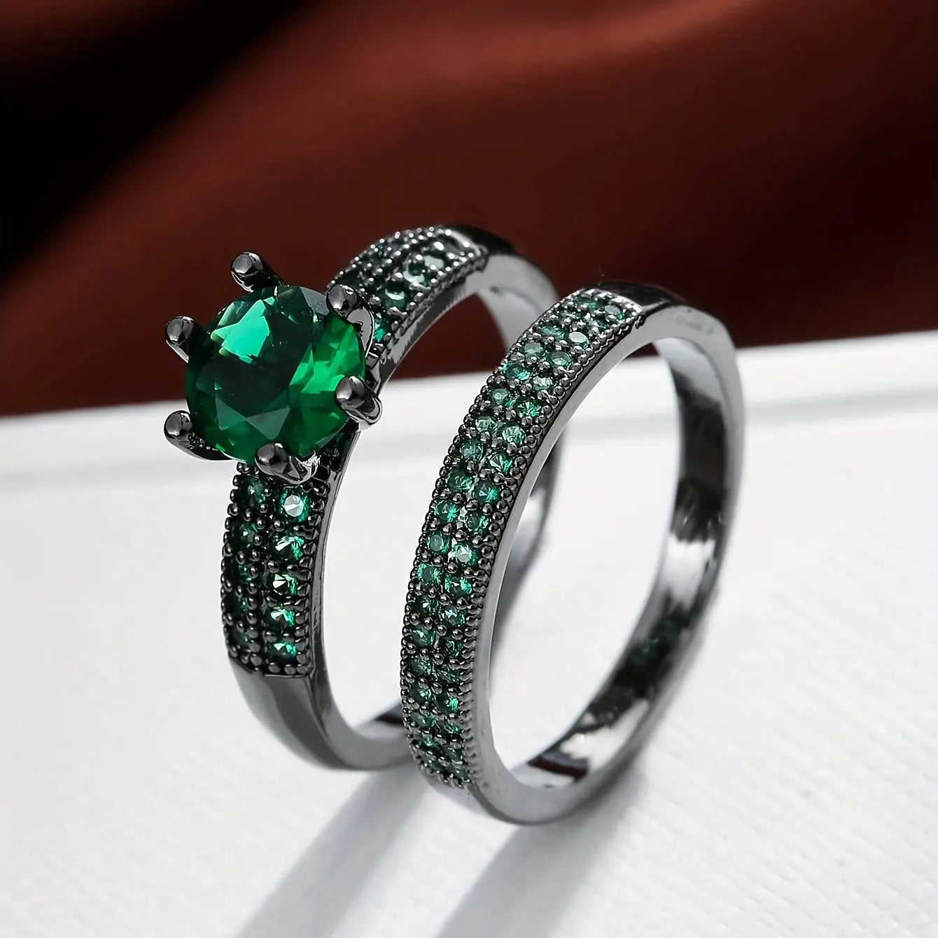 Bague d'éternité en zircone de luxe AB Market