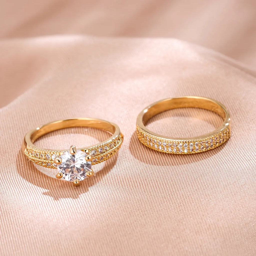 Bague d'éternité en zircone de luxe AB Market