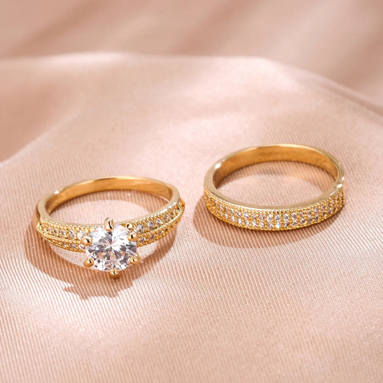 Bague d'éternité en zircone de luxe AB Market